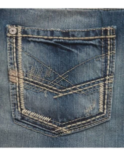 Ariat Men's M5 Ridgeline Medium Wash Slim Straight Jeans -Western Cowboy World 010C80 GR D2