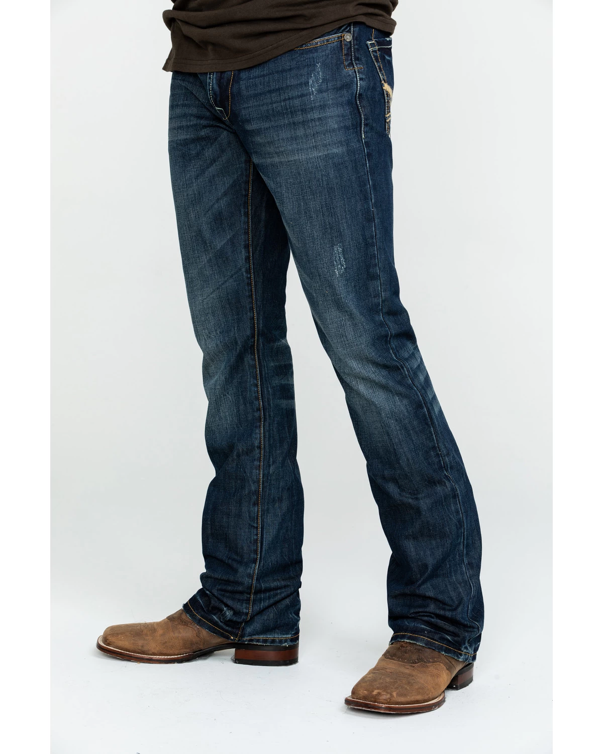 Stetson Rock Fit X Stitched Jeans 6 Stetson Rock Fit X Stitched Jeans - Image 4