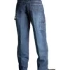Cinch Men's Blue Vintage Label Utility Fit Tapered Loose Fit Jeans