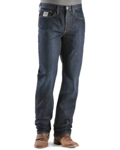 Cinch Silver Label Dark Wash Jeans - Big & Tall -Western Cowboy World 013704 L7 P2