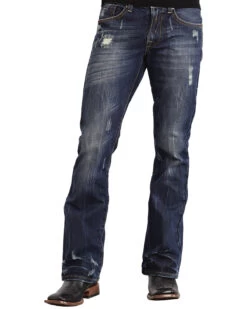 Stetson Rock Fit X Stitched Jeans - Big & Tall -Western Cowboy World 013733 L7 P2