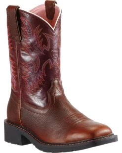 Ariat Krista Pull On Work Boots - Steel Toe