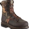 Irish Setter By Red Wing Shoes Men's Gunflint II Mossy Oak Insulated UltraDry Boots - Round Toe -Western Cowboy World 035498 L5 P1