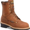 Carolina Men's Waterproof Insulated Logger Boots - Round Toe -Western Cowboy World 0502U7 41 P1