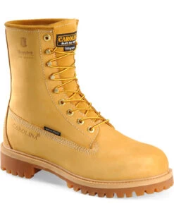 Carolina Men's Waterproof Insulated Work Boots - Round Toe