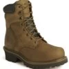 Chippewa Men's IQ Insulated 8" Lace-Up Logger Boots - Steel Toe -Western Cowboy World 050B15 D7 P1