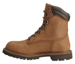 Chippewa Men's Heavy Duty Waterproof & Insulated Aged Bark 8" Work Boots - Round Toe -Western Cowboy World 050G25 D7 LT