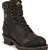 Chippewa 8" Waterproof & Insulated Lace-up Logger Boots - Composite Toe -Western Cowboy World 050K49 47 P1