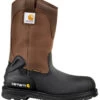 Carhartt 11" Insulated Brown Work Boots - Steel Toe -Western Cowboy World 050P72 41 P1