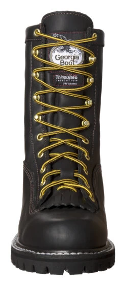 Georgia Boot Men's Insulated Low Heel Logger Work Boots - Round Toe -Western Cowboy World 050R21 89 FT