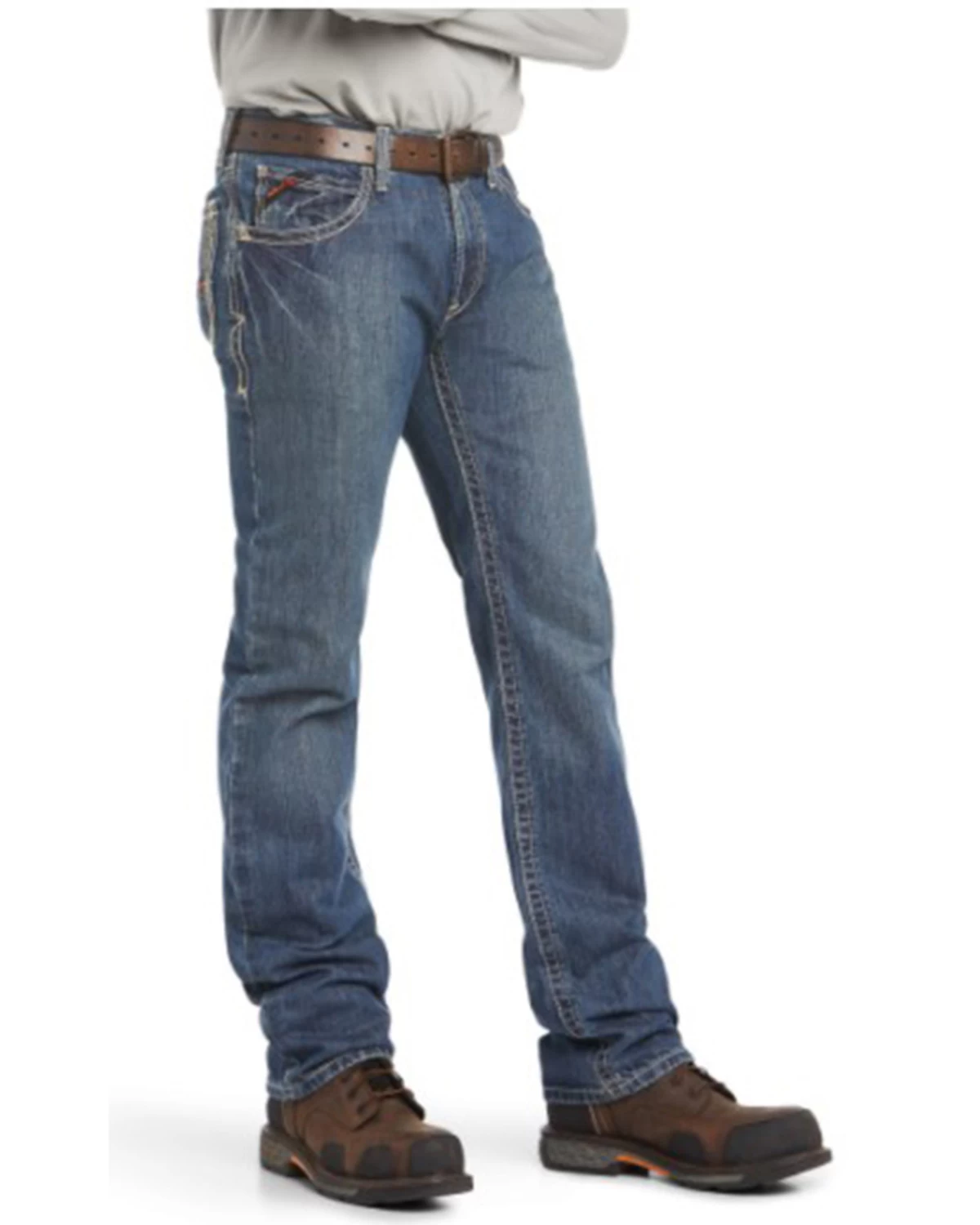 Ariat Men's FR M4 Low Rise Bootcut Work Jeans 3 Ariat Men's FR M4 Low Rise Bootcut Work Jeans