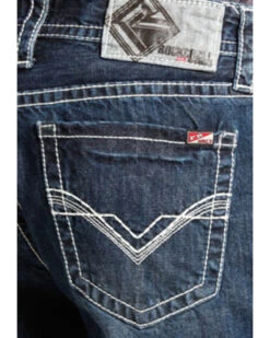 Rock & Roll Denim Men's FR Double Barrel Relaxed Fit Bootcut Jeans -Western Cowboy World 0864K2 88 D2