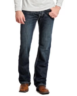 Rock And Roll Denim Men's Pistol Regular Fit Flame-Resistant Jeans - Boot Cut -Western Cowboy World 0864K3 88 P2