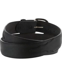 Justin Men's Leather Overlay Belt -Western Cowboy World 1000007870 001 P2