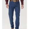 Wrangler Men's Medium Wash High Rise Original Cowboy Bootcut Jeans -Western Cowboy World 1000023044 400 P1