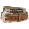 Nocona Men's Calf Hair-On-Hide Leather Belt - Reg & Big -Western Cowboy World 120364 19 P1