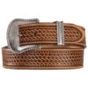 Justin Men's Bronco Basketweave Leather Belt 1 Justin Men's Bronco Basketweave Leather Belt -Western Cowboy World 120F14 22 P1