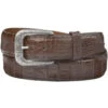 Lucchese Men's Sienna Caiman Ultra Belly Leather Belt -Western Cowboy World 120V87 AG P1