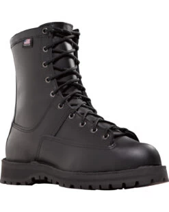 Danner Men's Black Recon 8" Uniform Boots - Round Toe