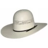 Hat Biz Men's Natural Open Bangora Straw Western Hat -Western Cowboy World 2000062333 000 P1
