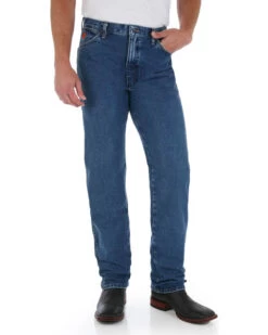 Wrangler Men's FR Classic Fit Straight Jeans -Western Cowboy World 2000063848 400 P2