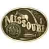 Montana Silversmiths Men's Missouri State Heritage Attitude Buckle -Western Cowboy World 2000115385 000 P1