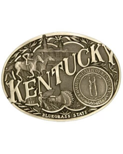 Montana Silversmiths Men's Kentucky Attitude Buckle