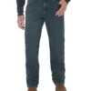 Wrangler Men's Medium Wash Regular Fit Work Jeans -Western Cowboy World 2000209455 400 P1