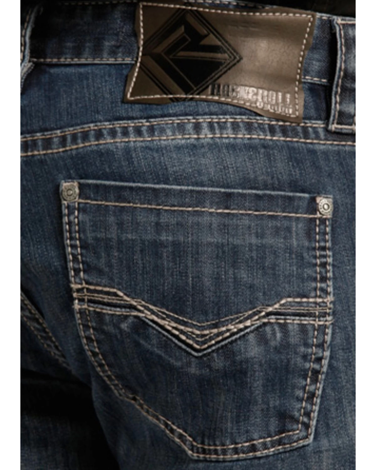 Rock & Roll Denim Men's Small "V" Reflex Revolver Slim Straight Jeans 9 Rock & Roll Denim Men's Small "V" Reflex Revolver Slim Straight Jeans - Image 7