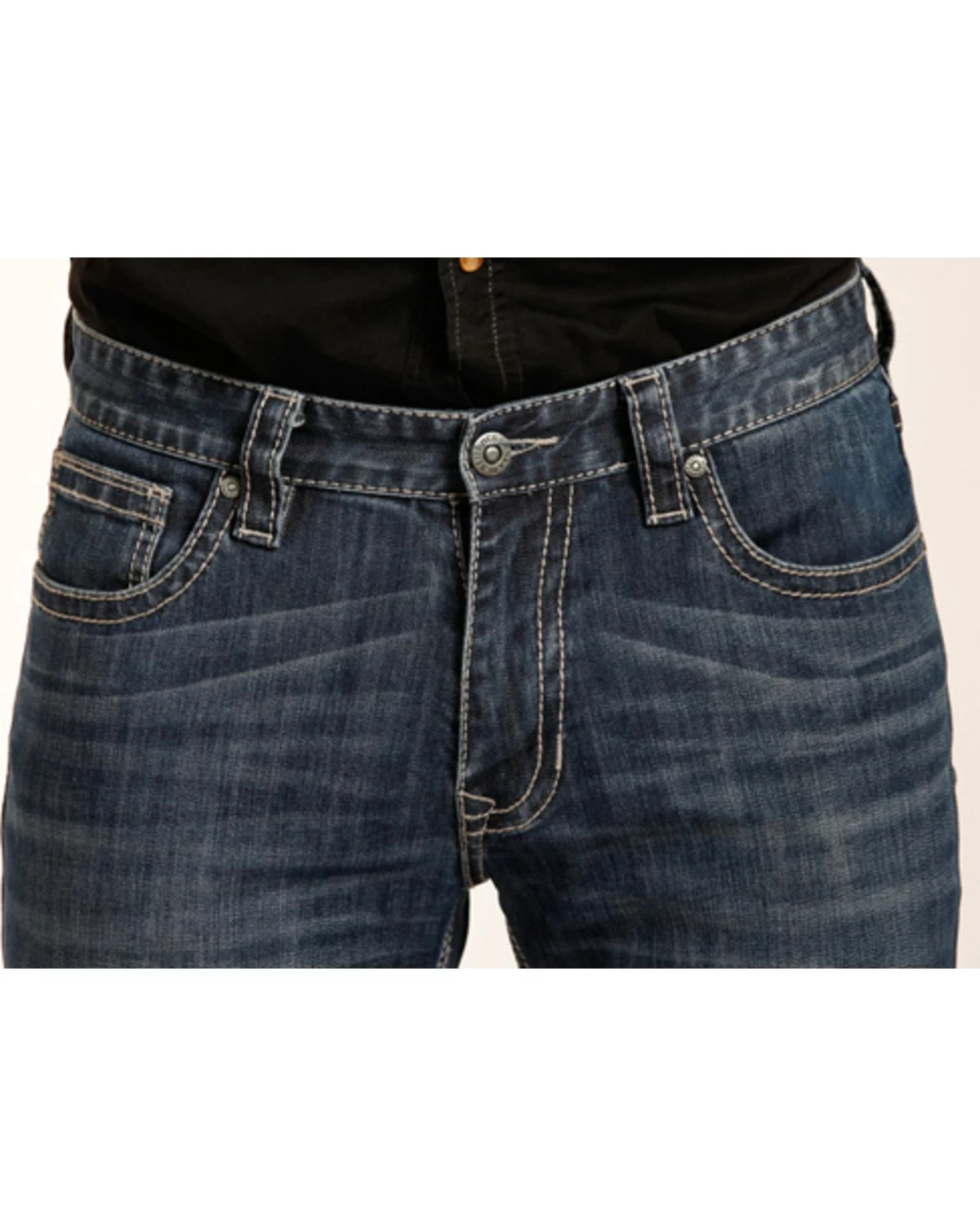 Rock & Roll Denim Men's Small "V" Reflex Revolver Slim Straight Jeans 10 Rock & Roll Denim Men's Small "V" Reflex Revolver Slim Straight Jeans - Image 8