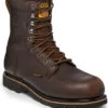 Justin Men's Miner Waterproof Insulated Lace-Up Work Boots - Composite Toe