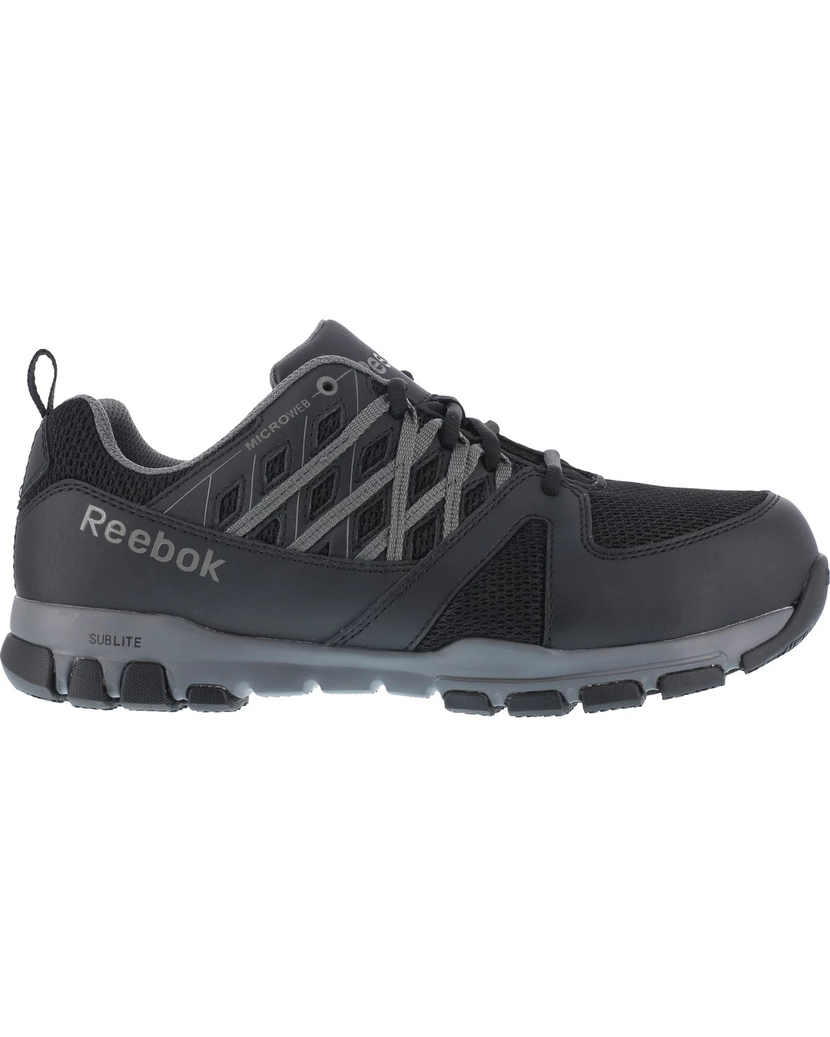 Reebok Women's Sublite Athletic Oxford Work Shoes - Steel Toe 5 Reebok Women's Sublite Athletic Oxford Work Shoes - Steel Toe - Image 3