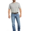 Ariat Men's Rebar M4 DuraStretch Haze Low Rise Bootcut Work Jeans 1 Ariat Men's Rebar M4 DuraStretch Haze Low Rise Bootcut Work Jeans -Western Cowboy World 2000223031 400 P1