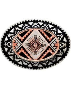 Western Express Men's Sunburst Copper Belt Buckle