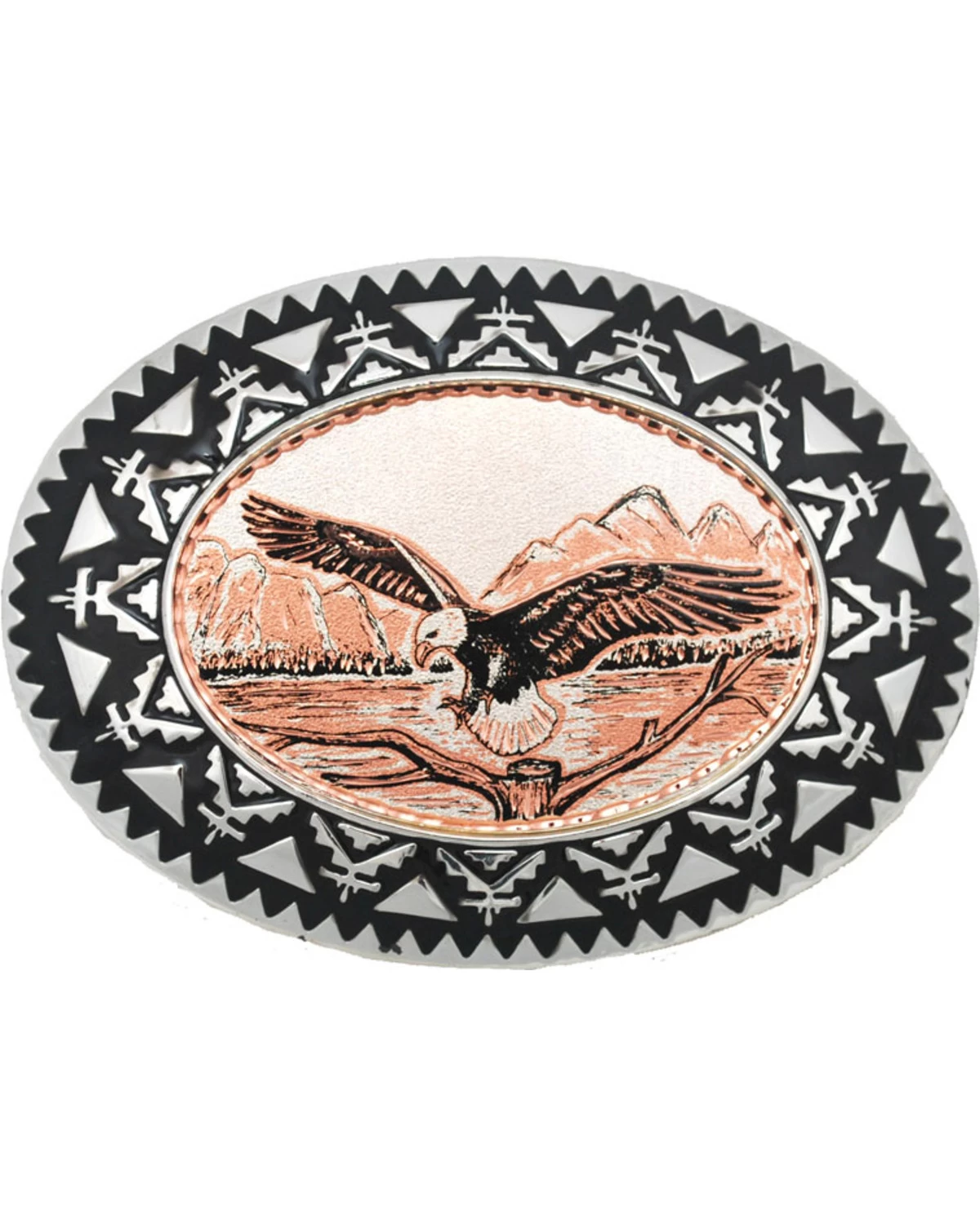 Western Express Men's Copper Eagle Belt Buckle 3 Western Express Men's Copper Eagle Belt Buckle