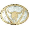 Western Express Men's Silver Steer Head Belt Buckle -Western Cowboy World 2000232048 040 P1