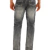Rock & Roll Denim Men's Double Barrel Small "V" Straight Leg Jeans -Western Cowboy World 2000241161 402 P1