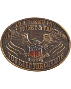 Cody James Men's I'll Keep My Guns Belt Buckle