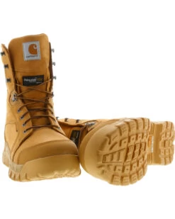Carhartt Men's 8" Waterproof Insulated Rugged Flex Work Boots - Round Toe 11 Carhartt Men's 8" Waterproof Insulated Rugged Flex Work Boots - Round Toe -Western Cowboy World 2000243204 285 FT