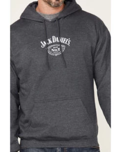 Jack Daniel's Men's Label Pullover Hoodie -Western Cowboy World 2000244422 021 P3