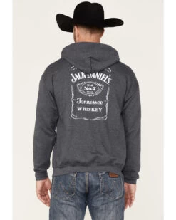 Jack Daniel's Men's Label Pullover Hoodie -Western Cowboy World 2000244422 021 P4