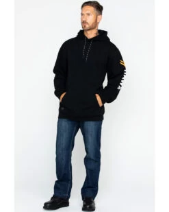 Hawx Men's Logo Sleeve Hooded Work Sweatshirt -Western Cowboy World 2000250106 001 P6