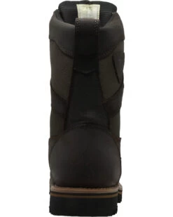 Ad Tec Men's 11" Cordura Waterproof 400G Leather Boots - Round Toe -Western Cowboy World 2000251895 201 BK