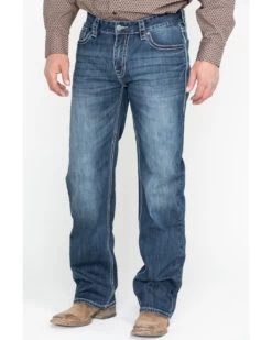 Rock & Roll Denim Men's Reflex Double Barrel Straight Leg Jeans -Western Cowboy World 2000254147 400 P6