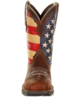 Durango Women's Lady Rebel Patriotic Flag Work Boots - Steel Toe -Western Cowboy World 2000273957 200 P5