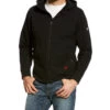 Ariat Men's Black FR Zip-Front Hooded Sweatshirt - Big