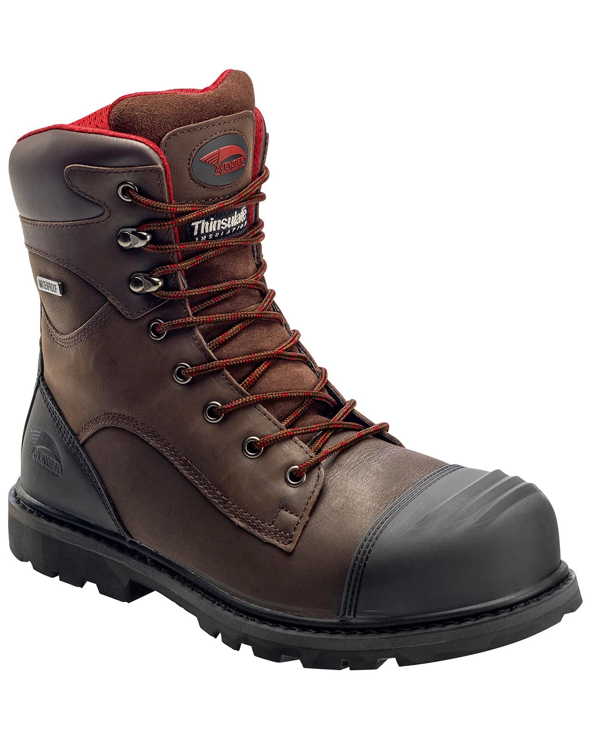 Avenger Men's 8" Waterproof Work Boots - Composite Toe 3 Avenger Men's 8" Waterproof Work Boots - Composite Toe
