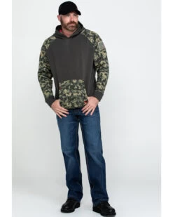Ariat Men's FR Durastretch Camo Patriot Work Hooded Sweatshirt -Western Cowboy World 2000281950 340 P6
