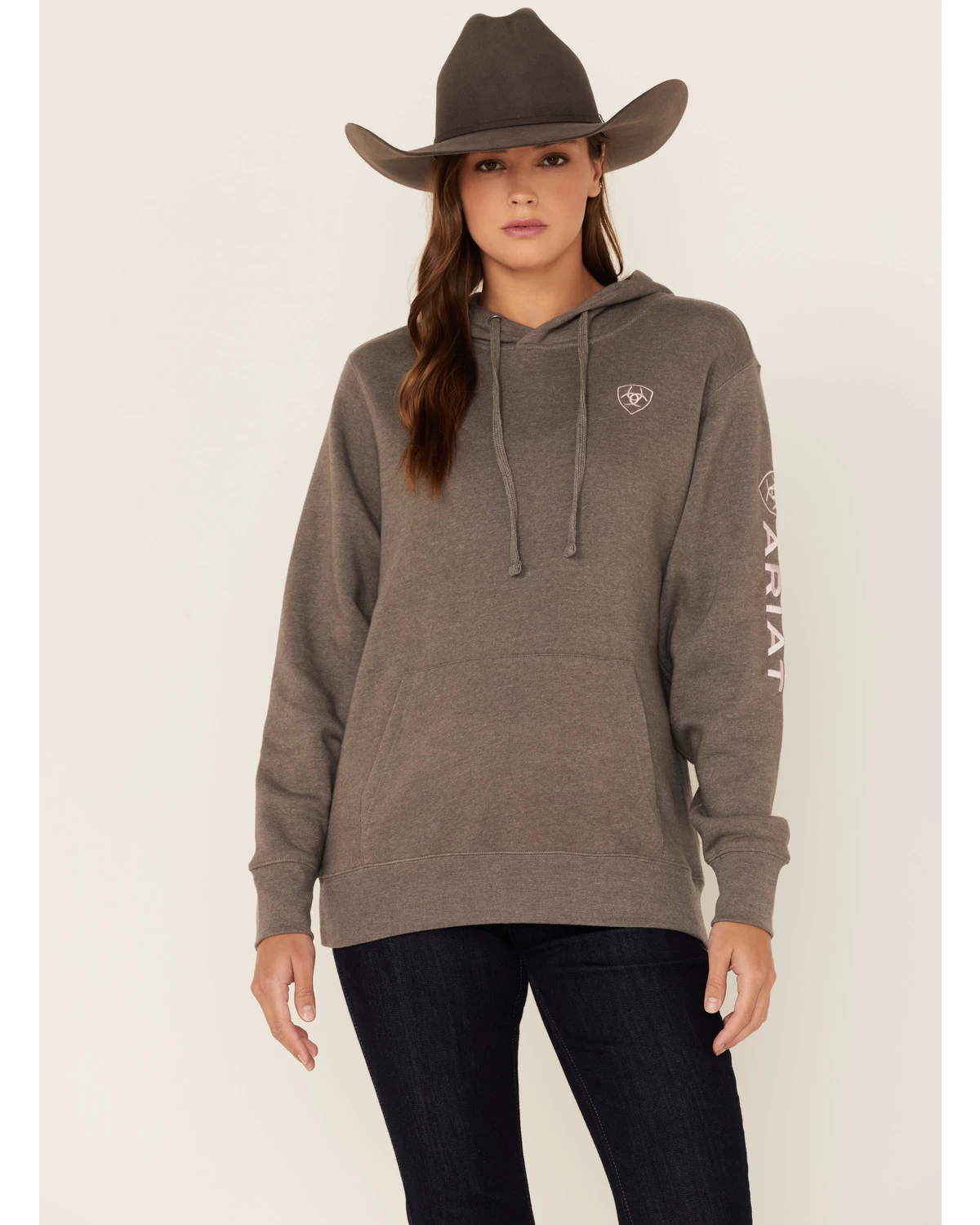 Ariat Women's Charcoal Logo Hoodie