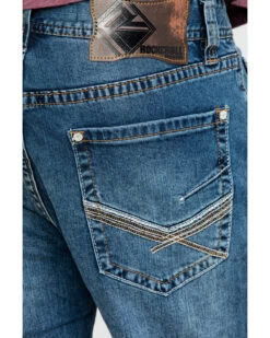 Rock & Roll Denim Men's X Stitch Double Barrel Relaxed Straight Jeans 9 Rock & Roll Denim Men's X Stitch Double Barrel Relaxed Straight Jeans -Western Cowboy World 2000283474 400 P2
